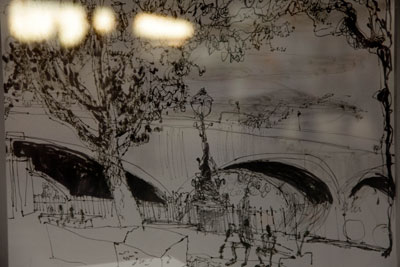 Live Drawing on the South Bank for Liberty Festival