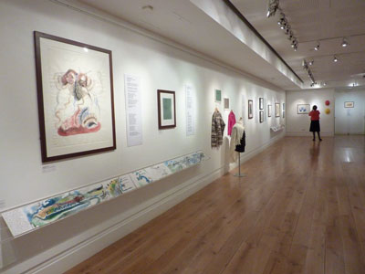 Installation shot of the exhibition space