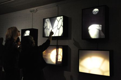 lightboxes in gallery